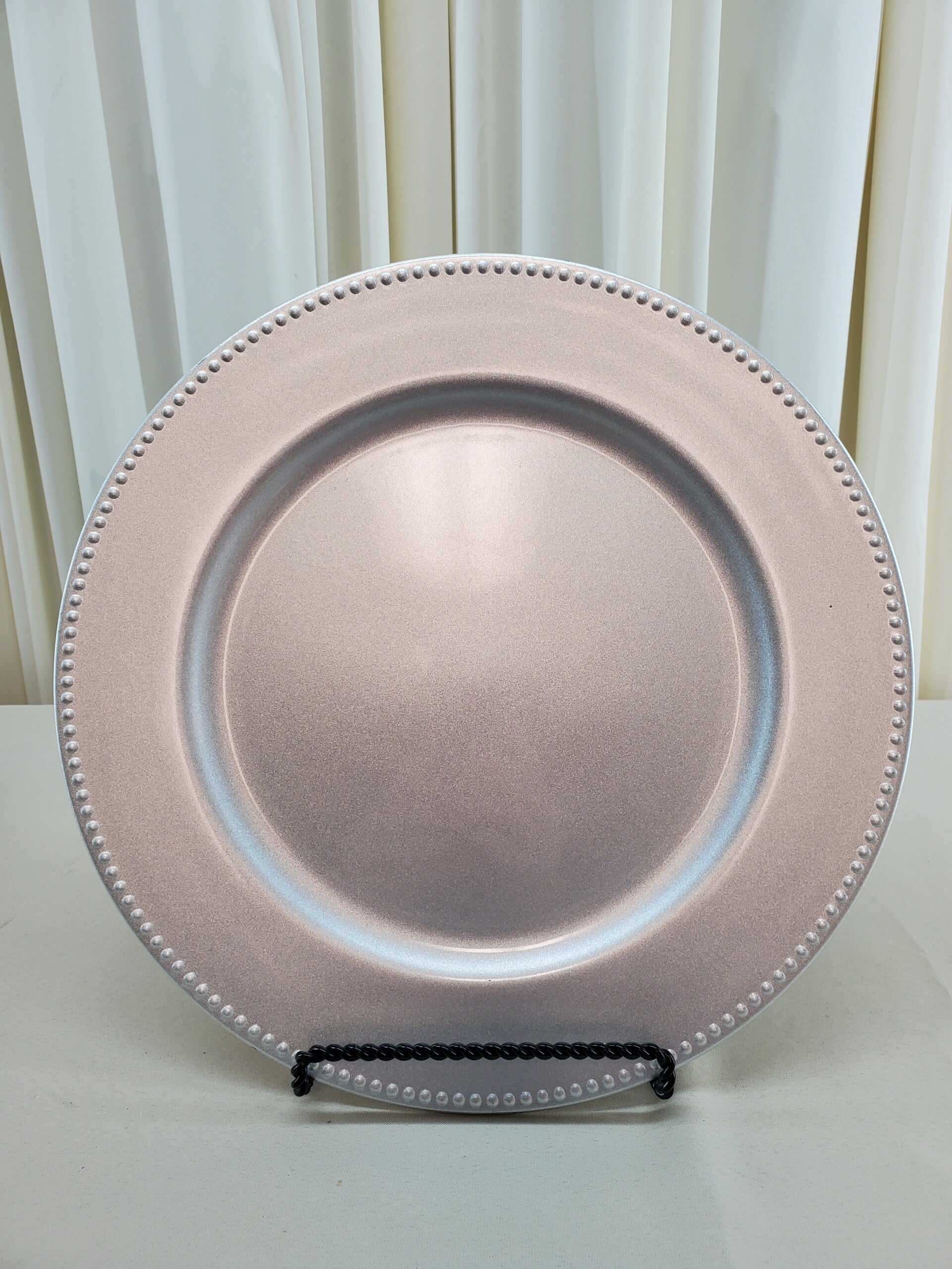 Silver Charger Plate (Qty 6)