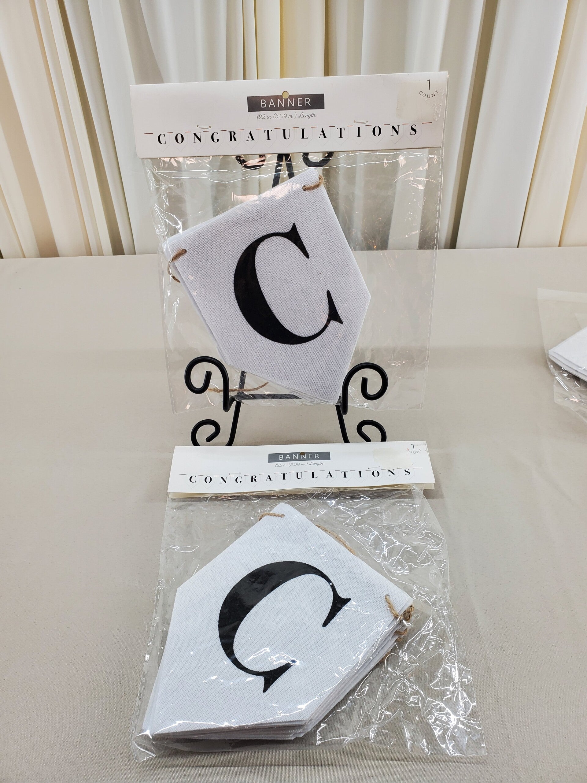 "CONGRATULATIONS" Banner (Qty 2)