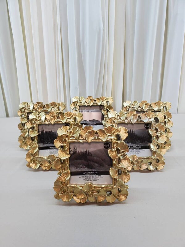 Plastic Gold Frames (Qty 6)