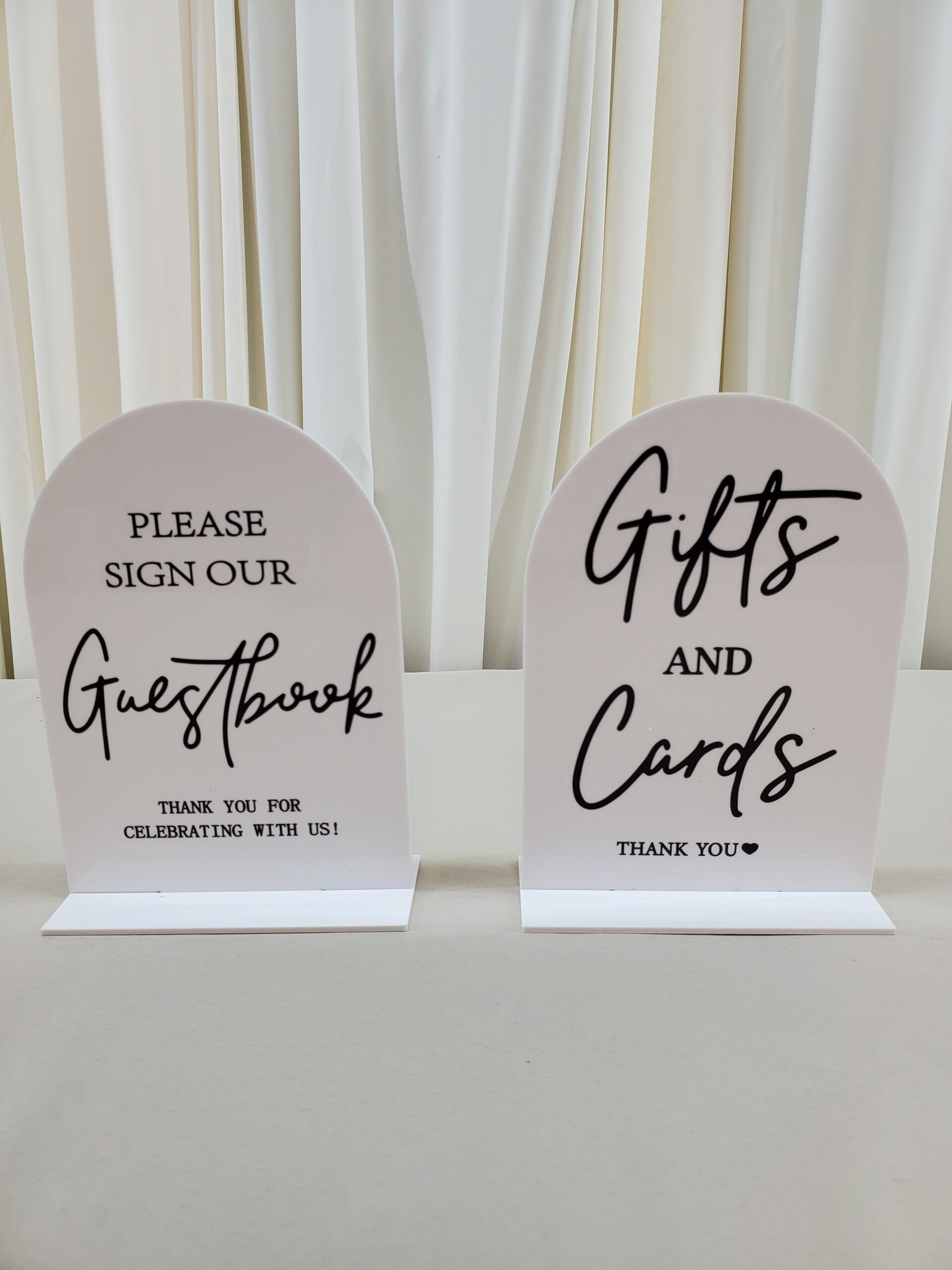 Plastic Sign Set (Qty 1)