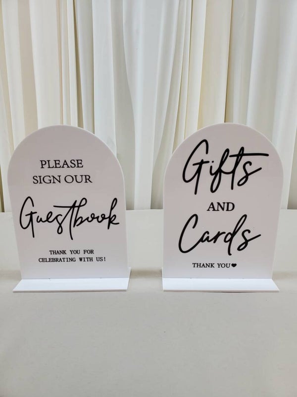 Plastic Sign Set (Qty 1)