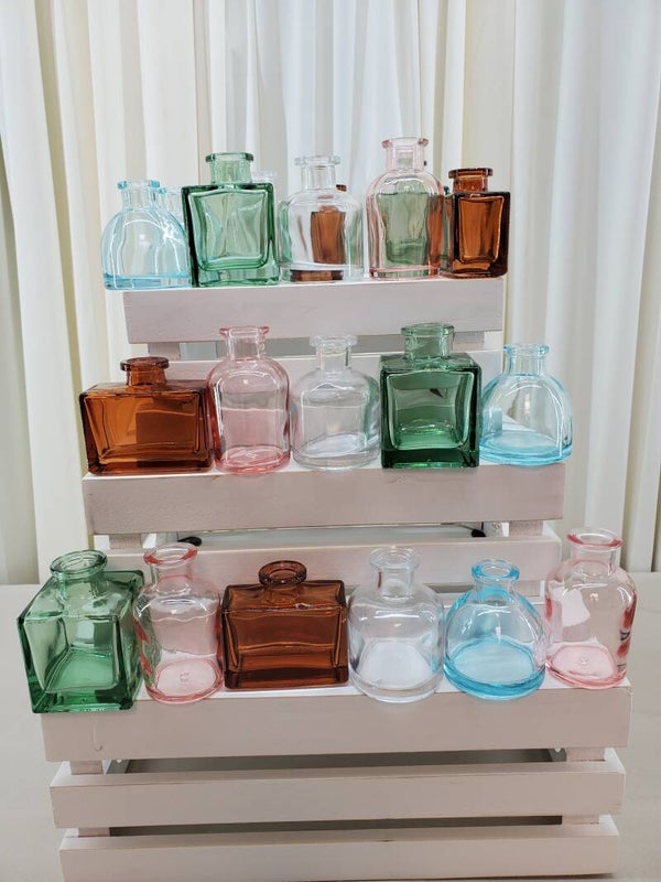 Mini Multi-Color Bud Vase Set (Qty 1)