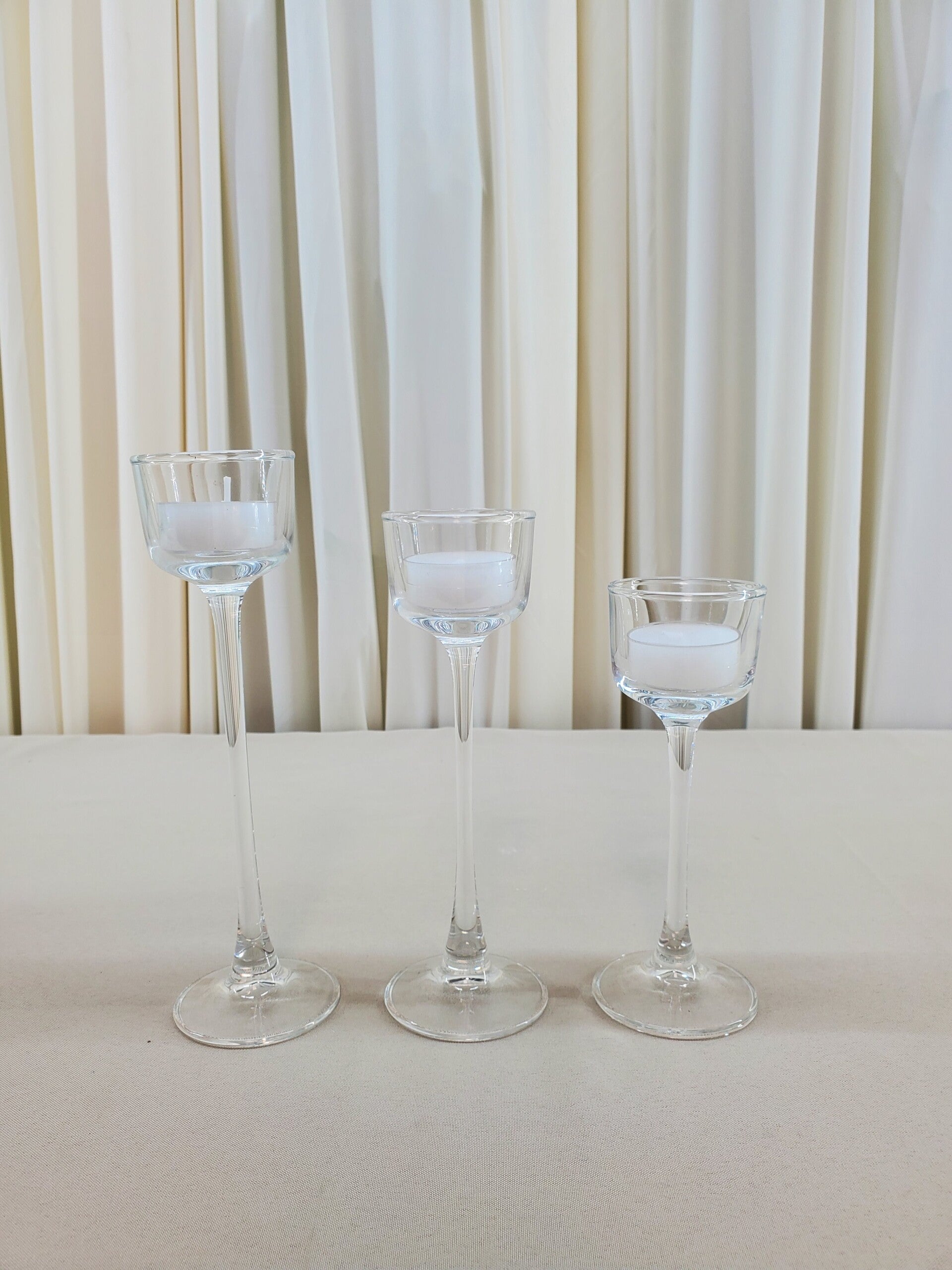 Tall Glass Tealight Holder (Qty 31)