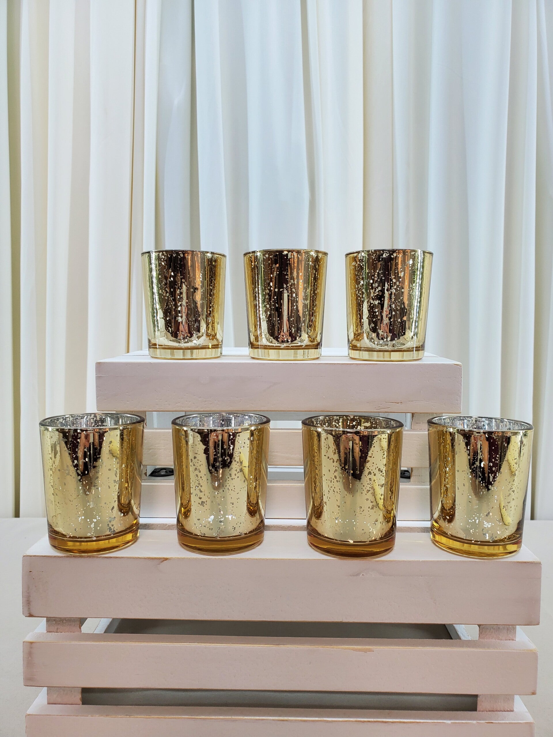 Gold Votives (Qty 7)