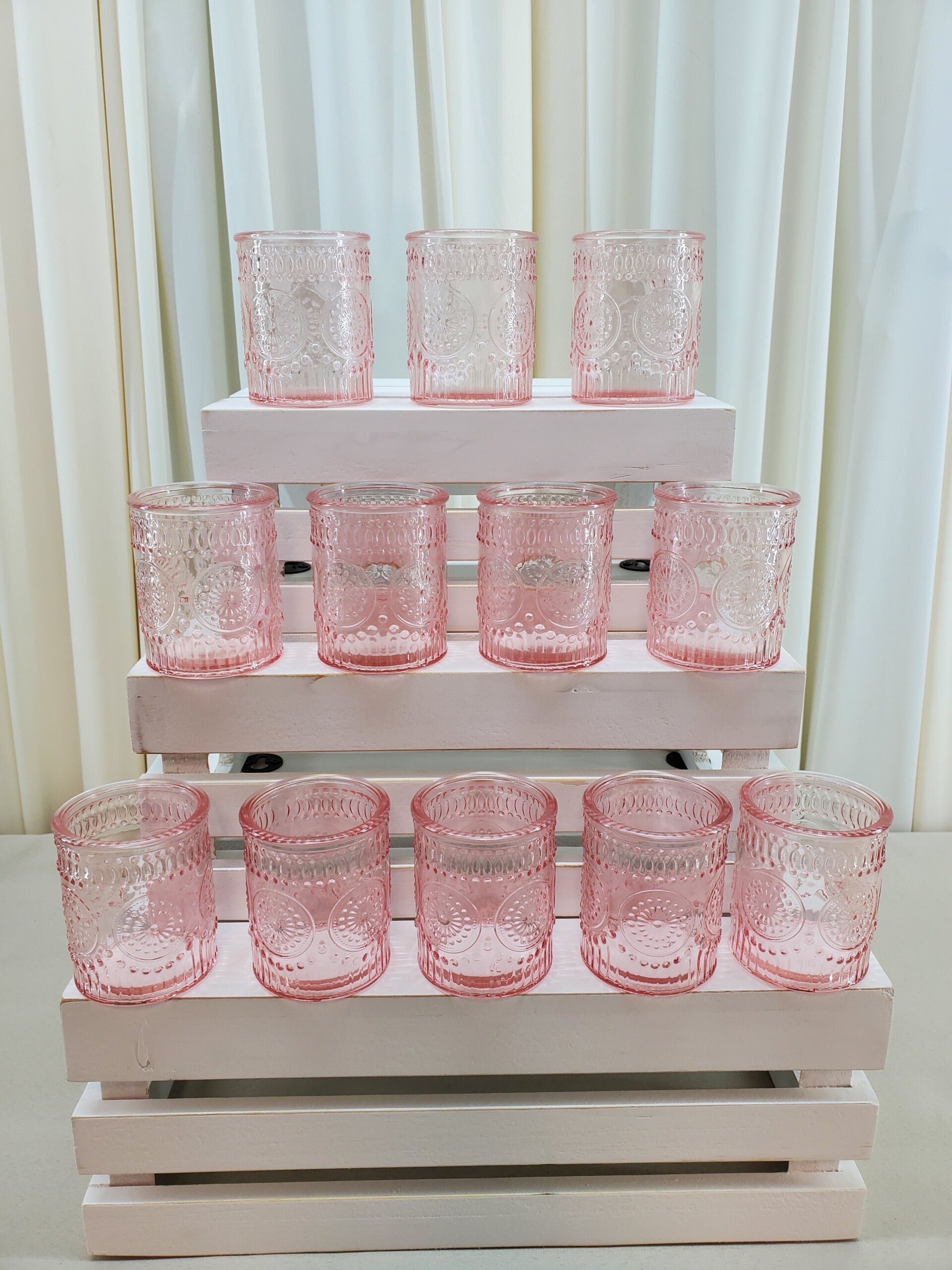 Pink Votives (Qty 12)