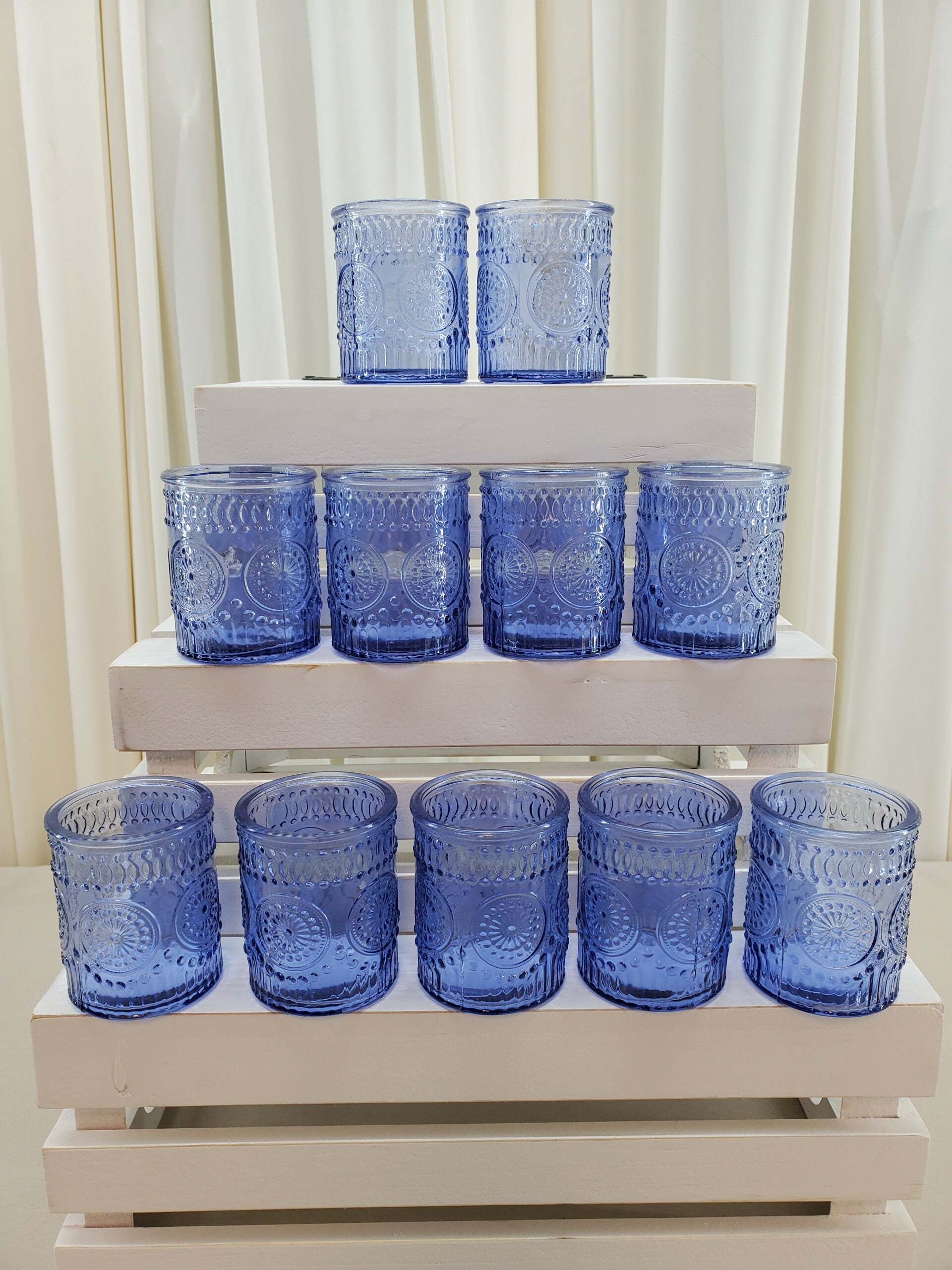 Blue Votives (Qty 11)