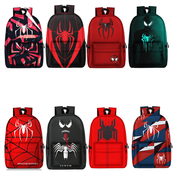 Superhero Style School Bag – Inspired by Spiderman Character