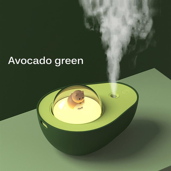 Avocado USB Mini Spray Humidifier – Night Light & Portable Mist Diffuser