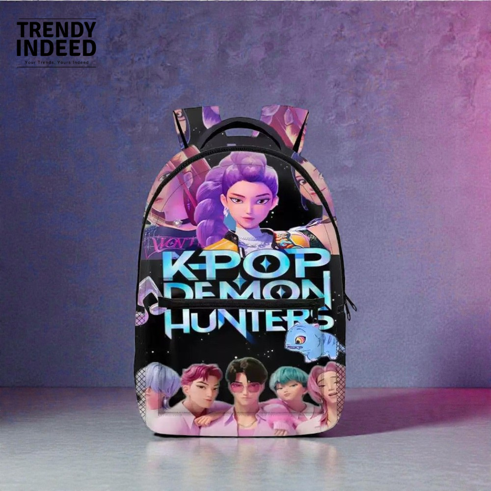 K-Pop Demon Hunter-Inspired Backpack | Large Capacity Stylish School Bag