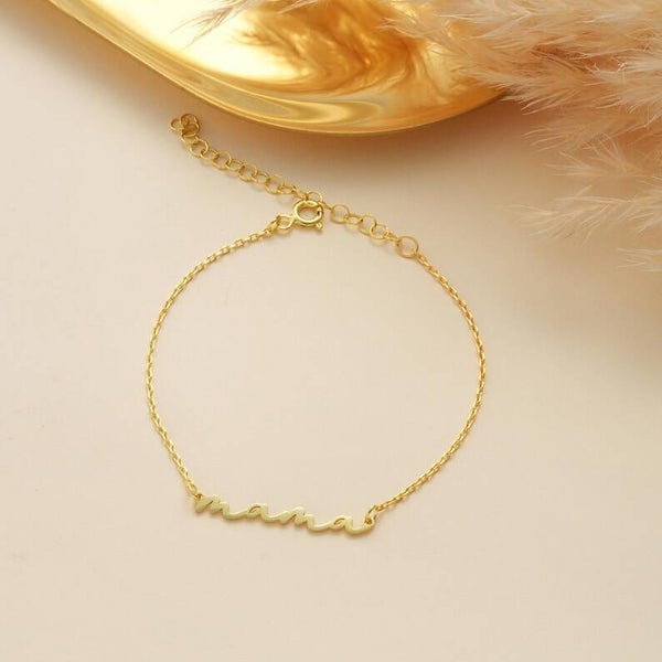 Personalized Name Bracelet | Custom Engraved Elegant Fashion Jewelry