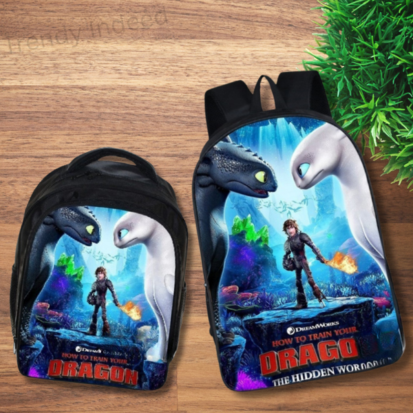 How To Train Your Dragon-Inspired Backpack | Preschool & Primary Sizes | Breathable & Adjustable