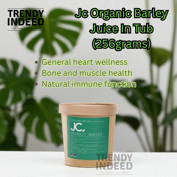 JC Organic Barley Juice in Tub (256g) | Nutrient-Rich Superfood Drink | Daily Wellness Support