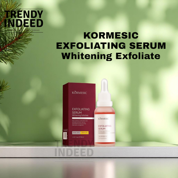 Kormesic Exfoliating Serum with AHA 30% & BHA 2% – Anti-Aging Peel & Acne Scar Treatment, 30ml