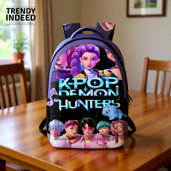 K-Pop Demon Hunter-Inspired Backpack | Large Capacity Stylish School Bag