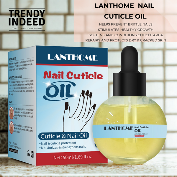 LANTHOME Nail and Cuticle Oil – Nail Strengthening and Repair Formula 50ml