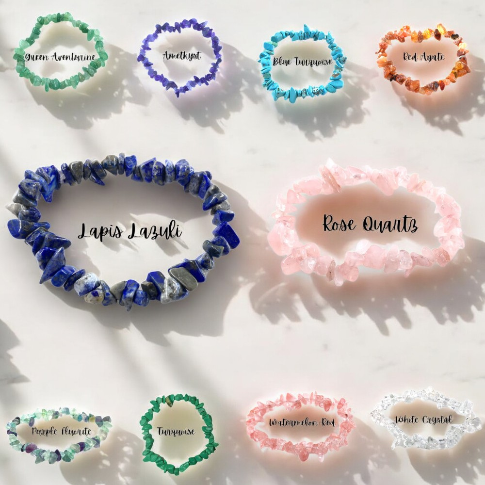 Women’s Natural Stone Irregular Bracelet | Boho Chic Gemstone Jewelry