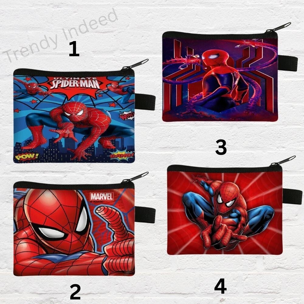 Spider Hero Coin Purse Wallet | Compact Mini Wallet for Kids | Durable Superhero-Inspired Design