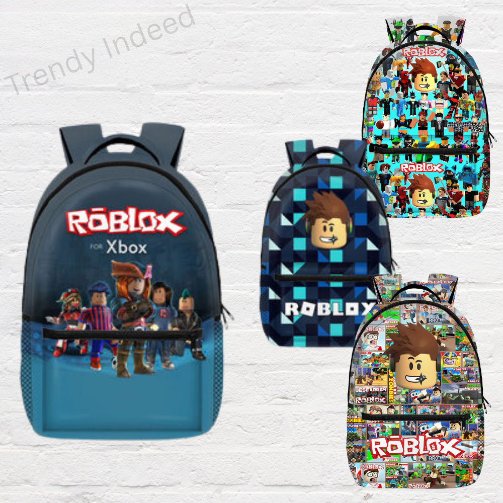 Pixel Game-Inspired Primary School Backpack – Roblox Style | Durable & Spacious Kids Bag (Series S52-55)