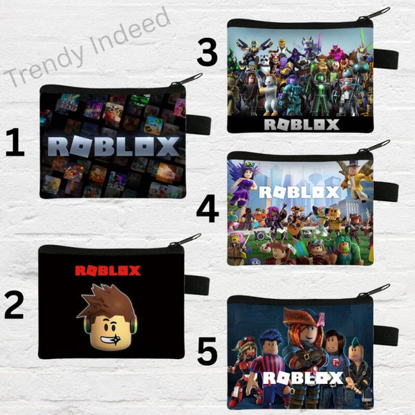 Gamer Style Block World Kids Wallet | Roblox-Inspired Boys Coin Pouch | Zipper Card Holder for School | Compact Game Design – PRE2019269