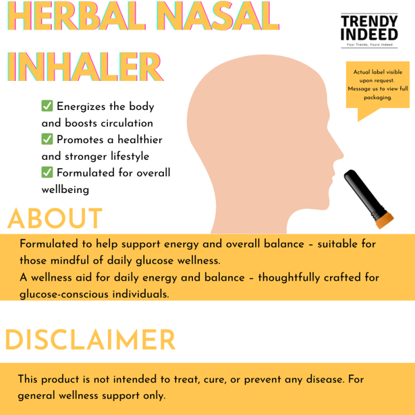 South Moon Herbal Nasal Inhaler Stick – Natural Wellness Support | Boost Circulation & Energy