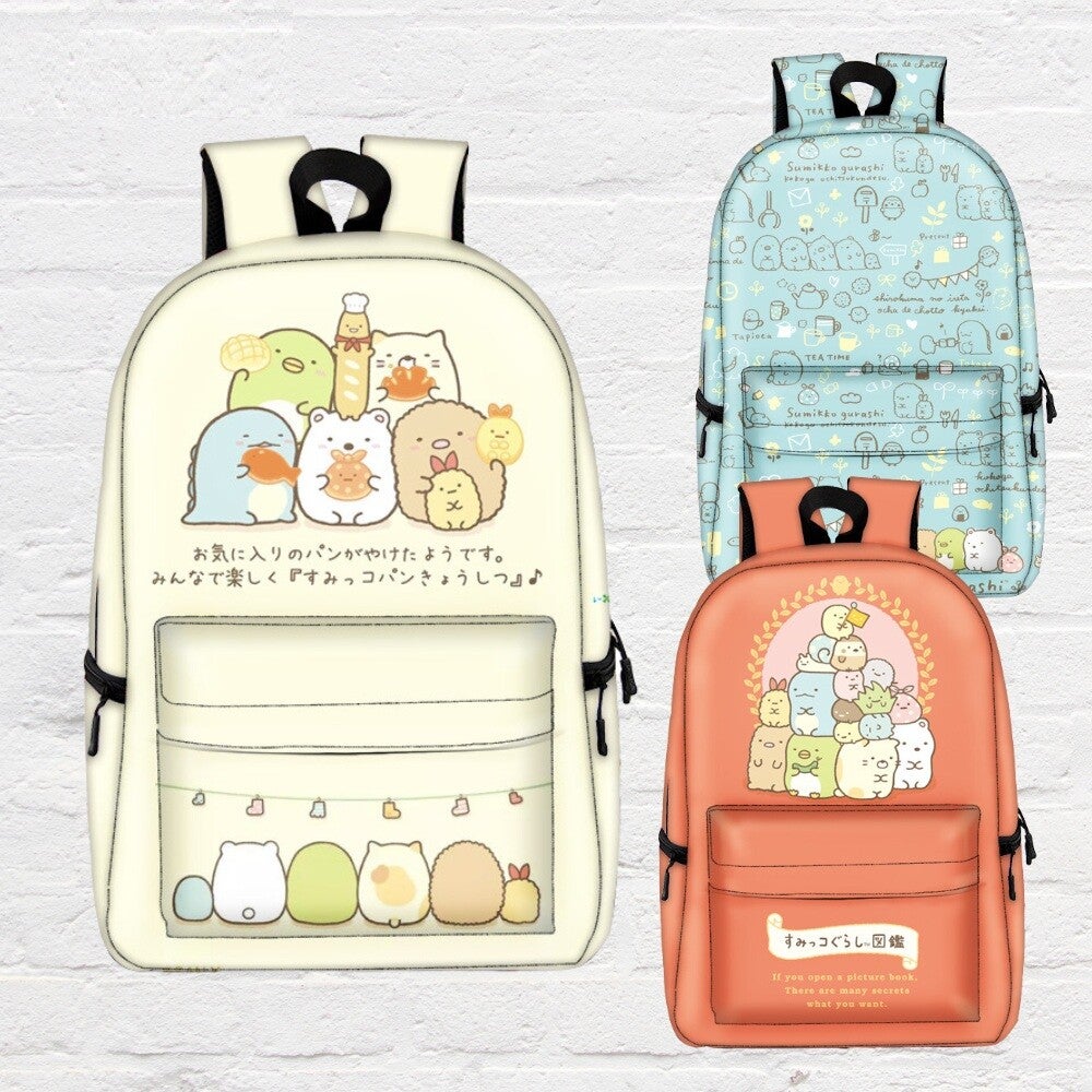 Sumikkogurashi-Inspired Backpack | Primary School Bag for Kids
