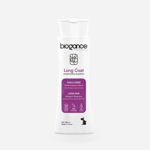 shampooing long coat, poils longs Biogance