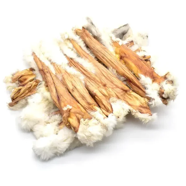 peaux de lapin avec poils