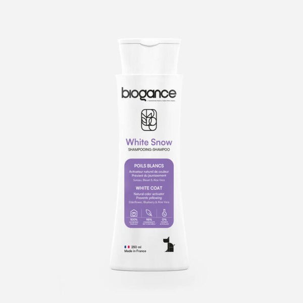 shampooing White Snow, poils blancs Biogance