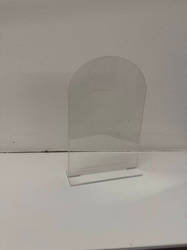 Acryl-Bogen Schild