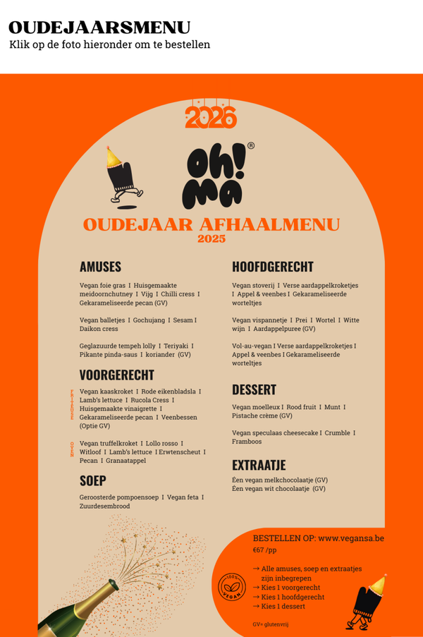 Oudejaarsmenu 2025