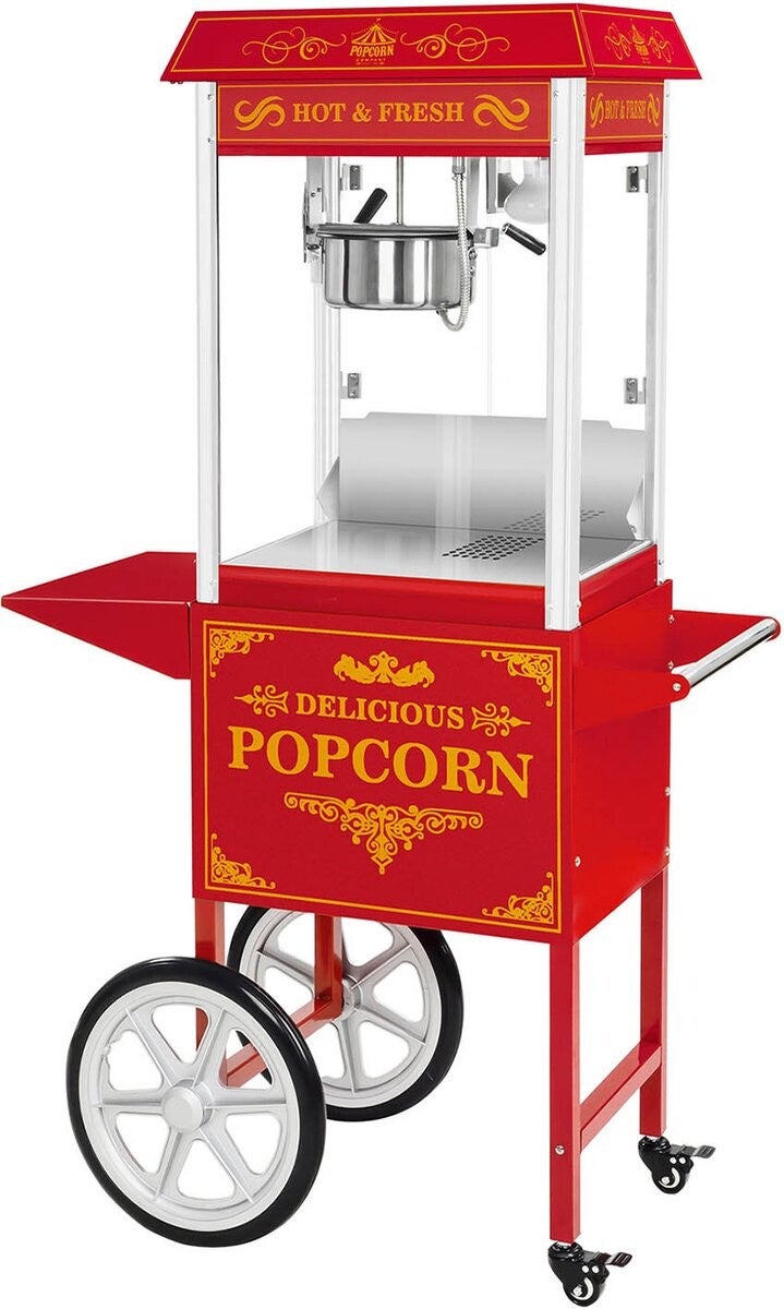 Popcornmachine inclusief kar