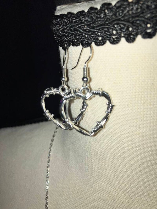 Chrome Heartz earrings