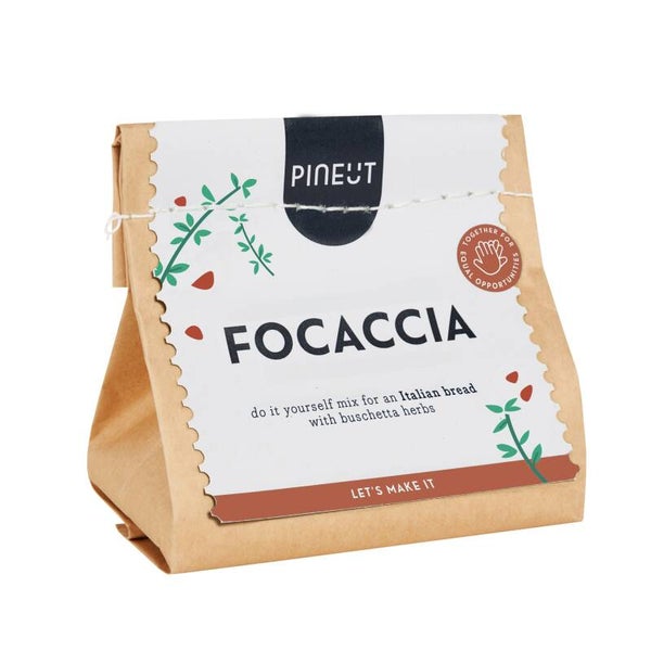 Pineut borrelbrood mix in zak Focaccia tomato-bruschetta