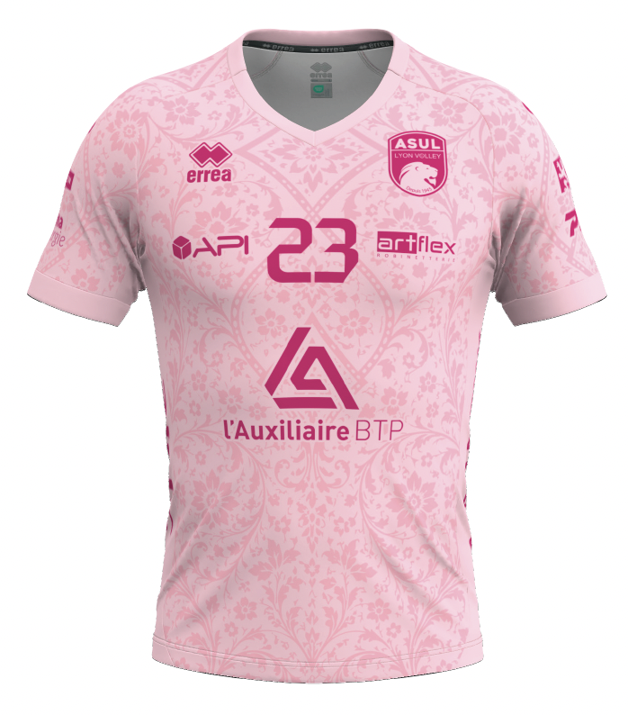 Maillot 2026/2027 Rose clair - ASUL Octobre Rose