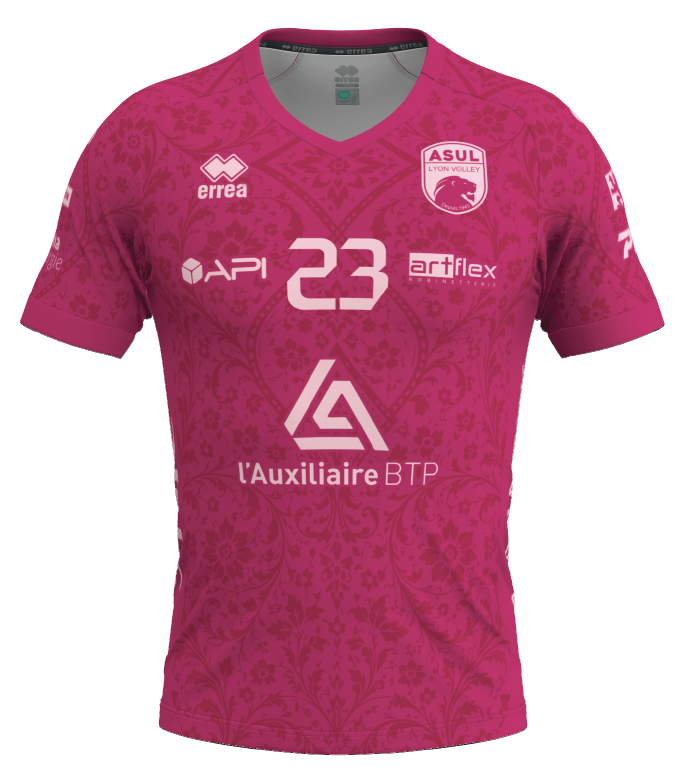Maillot 2026/2027 Rose Foncé - ASUL Octobre Rose