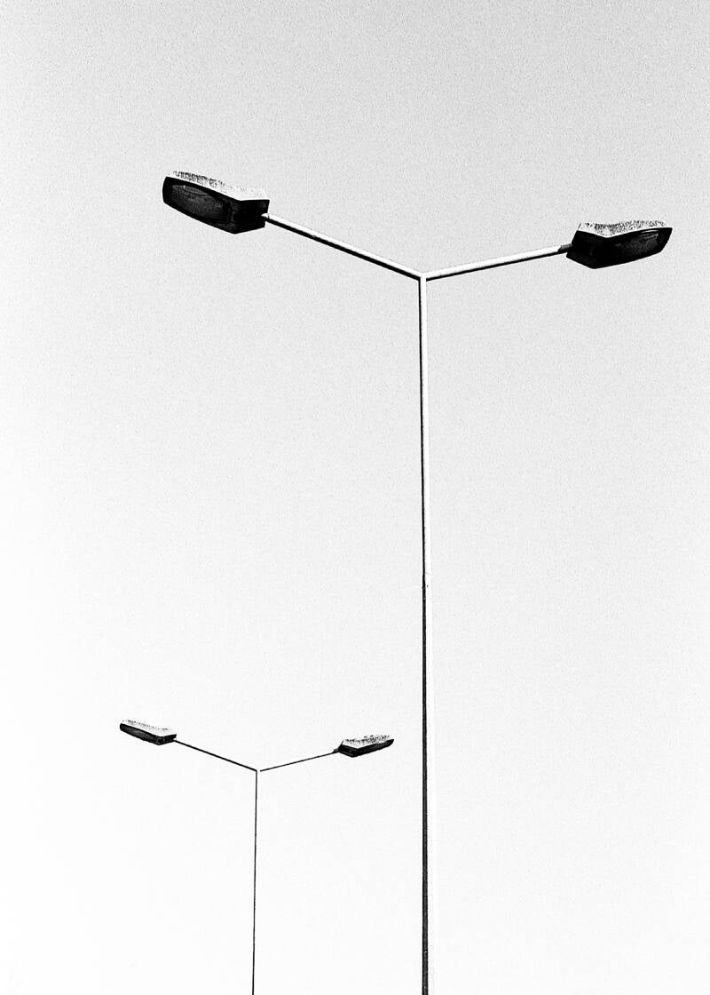 Photographie argentique, Canon 33v, ILFORD HP5 plus 400, Lampadaires