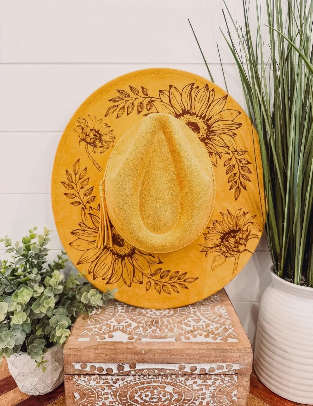 Sunflower Cowboy Hat