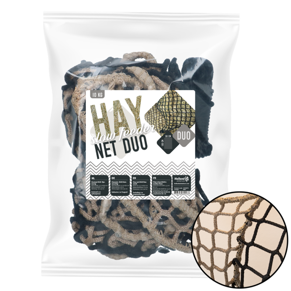 Hay Slowfeeder net 10 kg (5 mm dik, maaswijdte 60/45 mm)