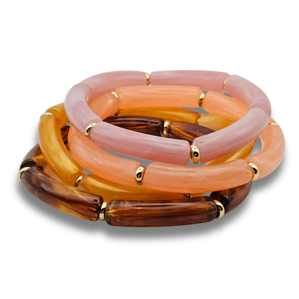 Acryl Armbandenset | Fruity Tubes mix
