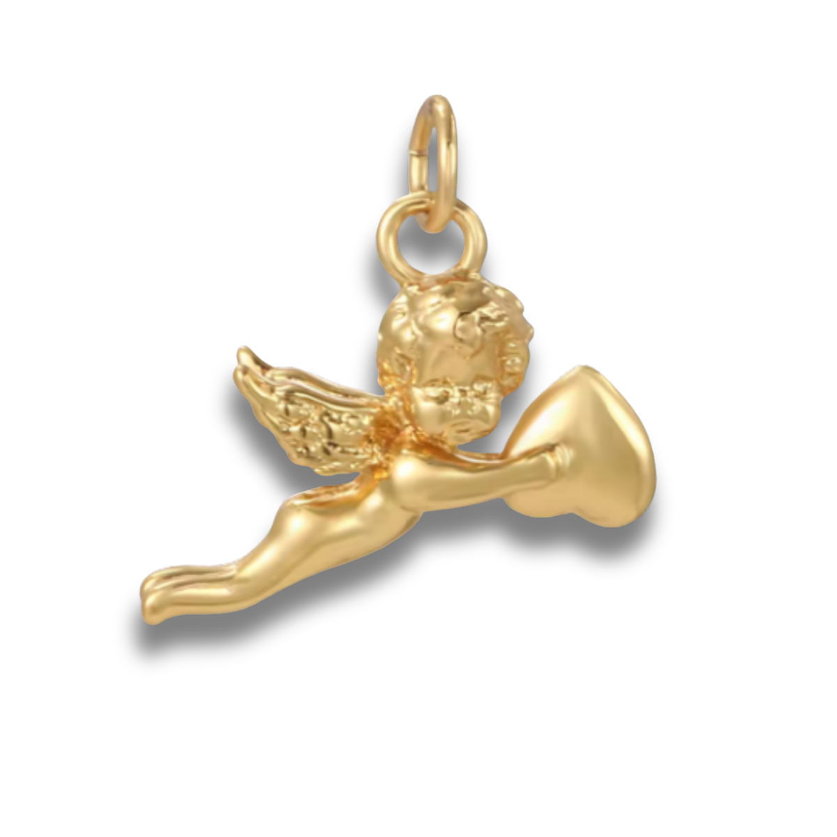 Losse Bedel | Cupido met Hartje Goud (S)