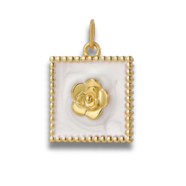 Losse Bedel | Gouden roos in lijst (M)