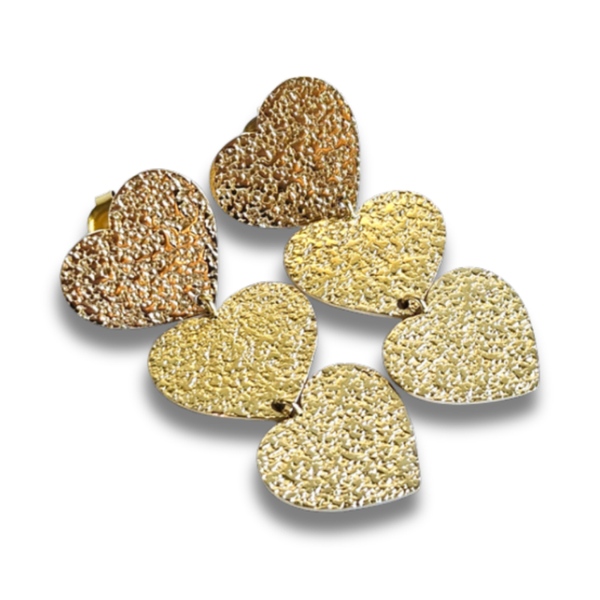 Statement Oorbellen Hartjes | I Love You