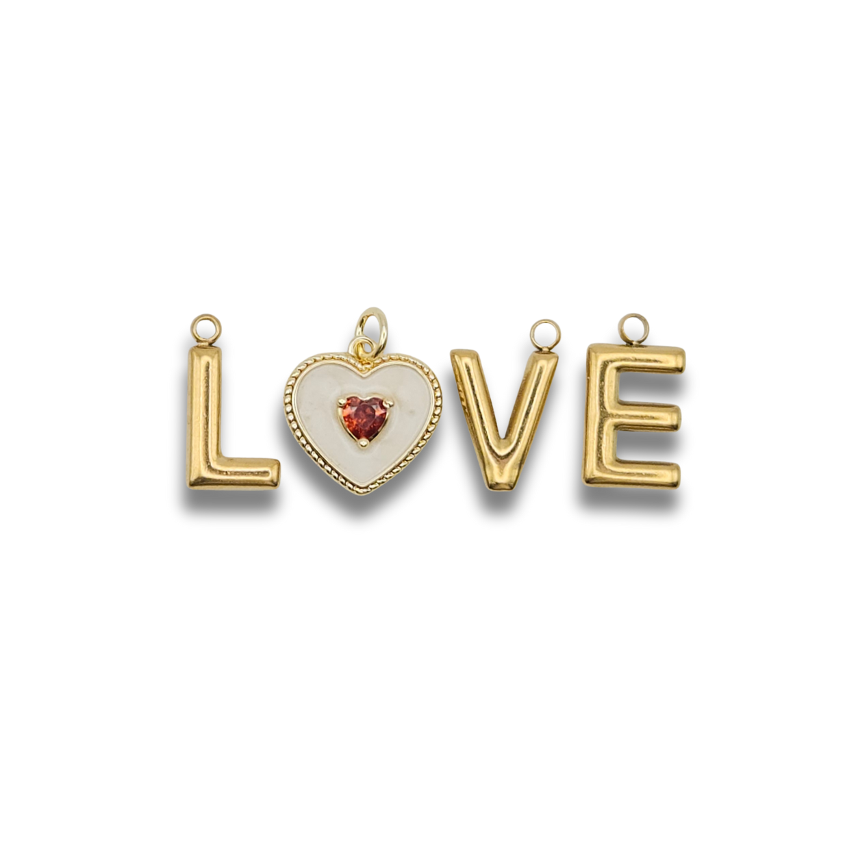 Bubble Letters | LOVE wit hartje