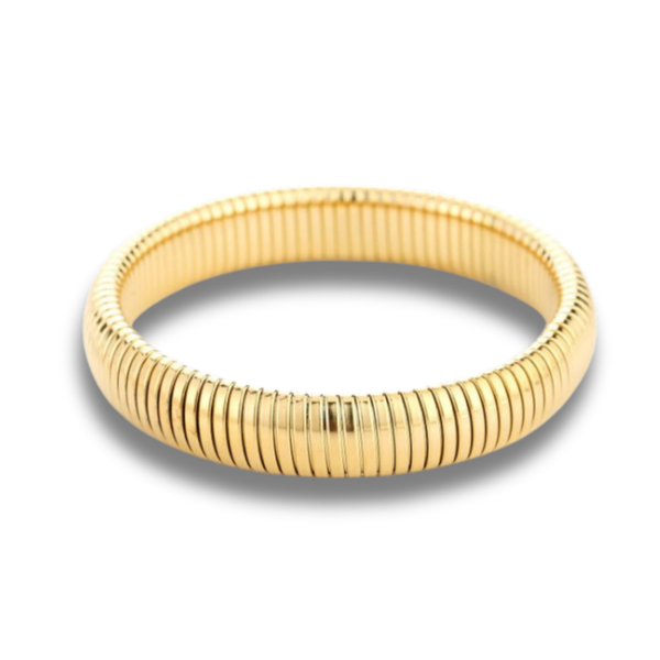 Elastische Armband met strepen | Medium 12mm