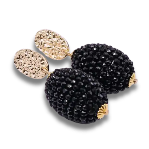 Statement Oorbellen Bolletje | Classic Zwart