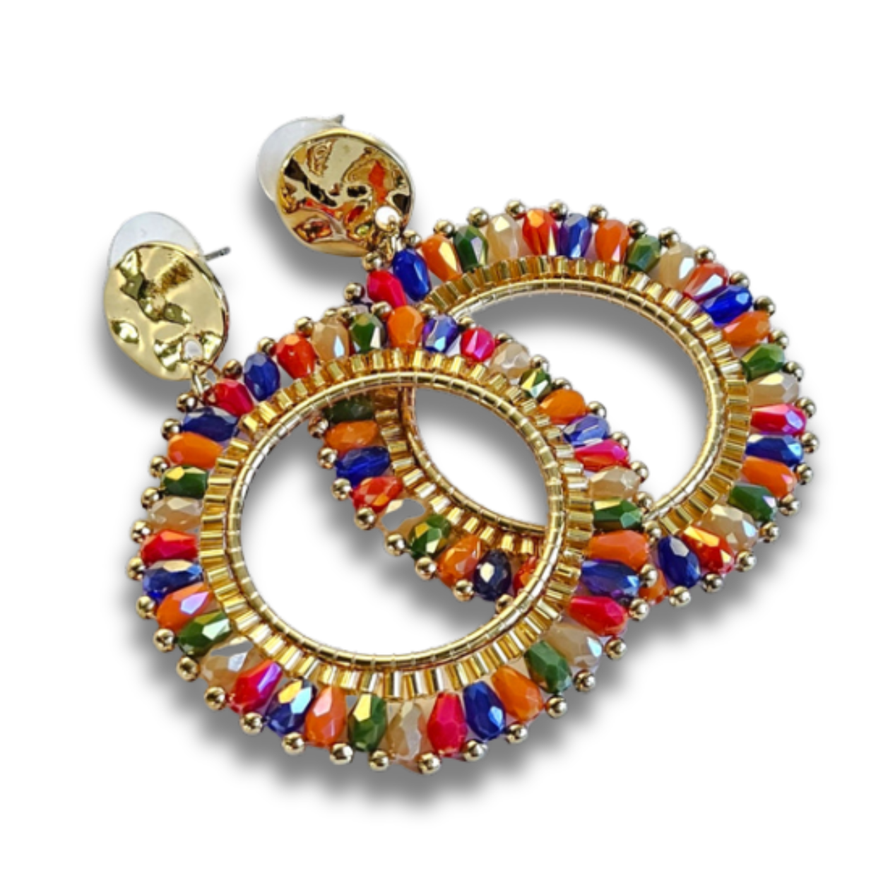 Statement Oorbellen Rond | Festival Colours