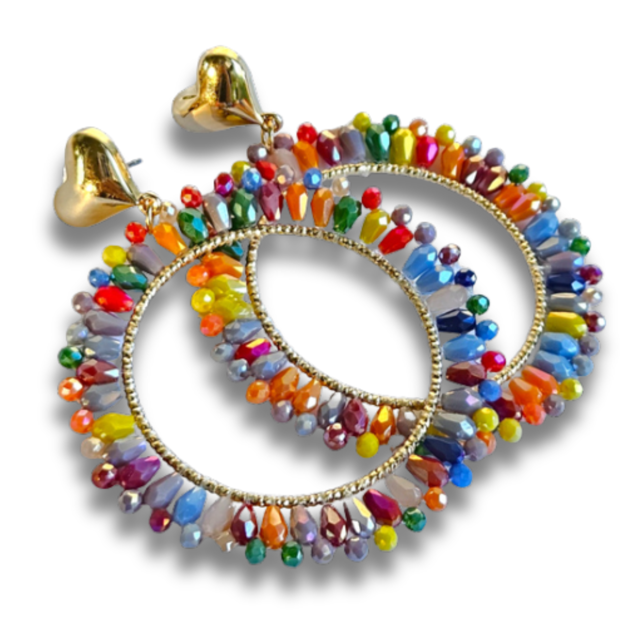 Statement Oorbellen Rond | Multikleur