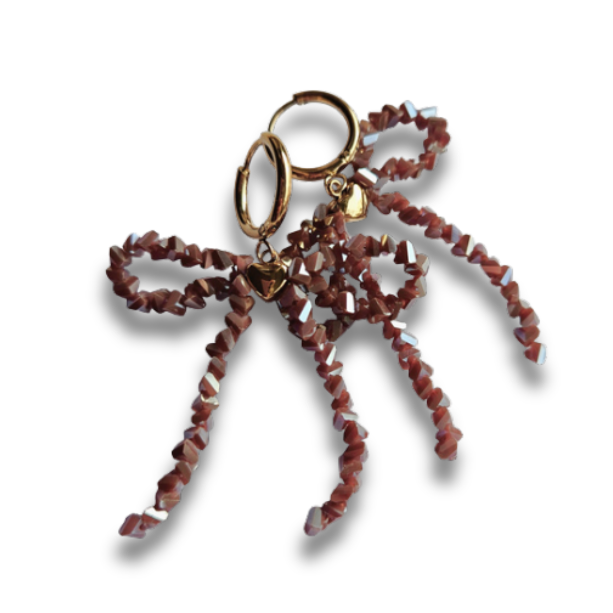 Statement Oorbellen Strikjes | Shiny Mocca