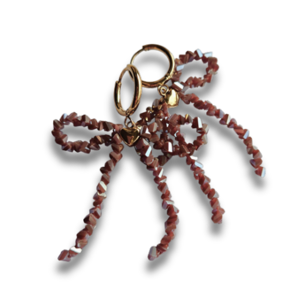 Statement Oorbellen Strikjes | Shiny Mocca