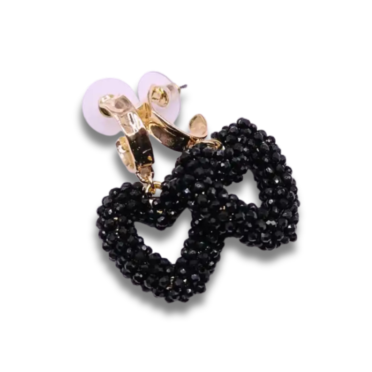 Statement Oorbellen Hartjes | Classic Zwart